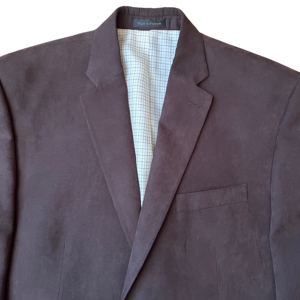 Lauren Ralph‎ Lauren Mens Sport Coat Blazer Chocolate Brown Classic Two Button - Picture 2 of 12